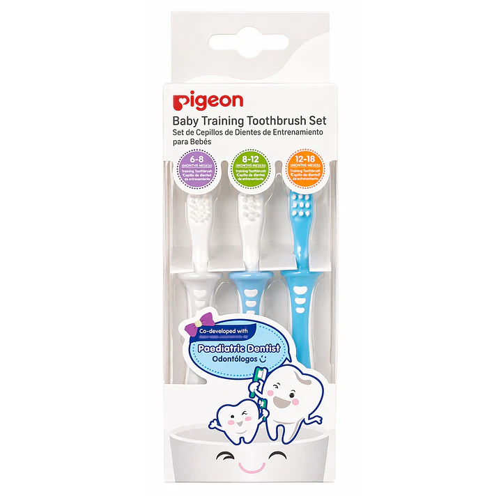 Cepillos Dentales Set De Aprendizaje 3 Pasos Azul 1