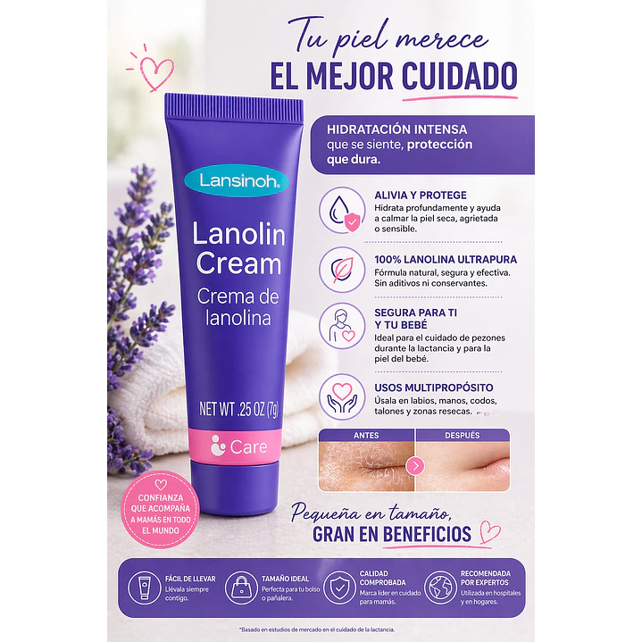 Crema Para Pezones Y Piel De Lanolina Lansinoh  7gr  6