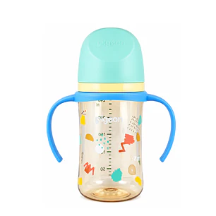 Biberon Softouch Pigeon Fiesta Con Asa 3m+ 240 Ml