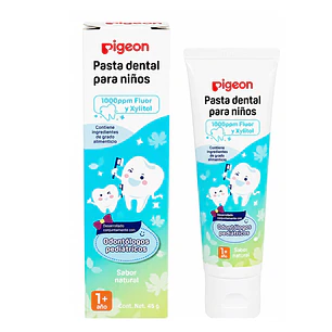 Pasta Dental Para Niños Sabor Natural 45grs