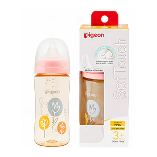 Biberón SofTouch PPSU Pigeon 240 ml Flower