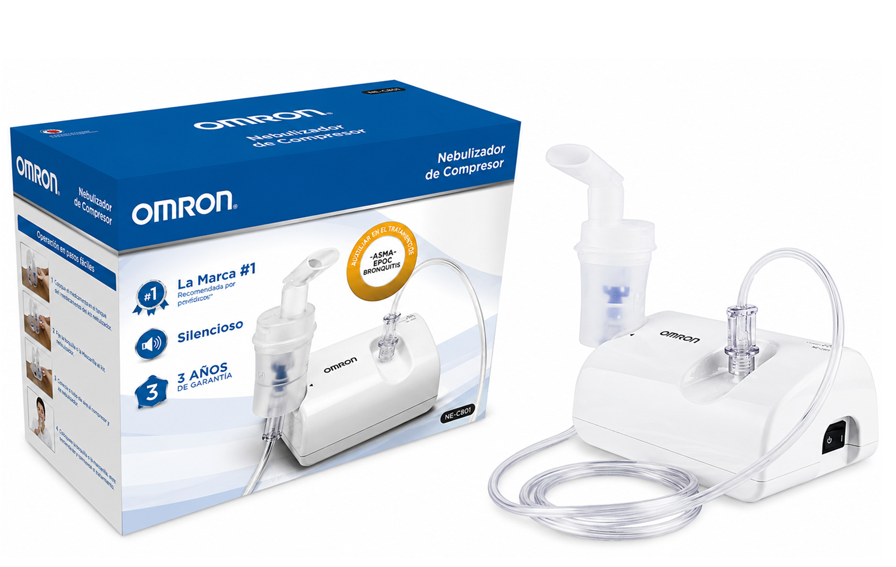 NE- C801 - Nebulizador para Adulto - Omron