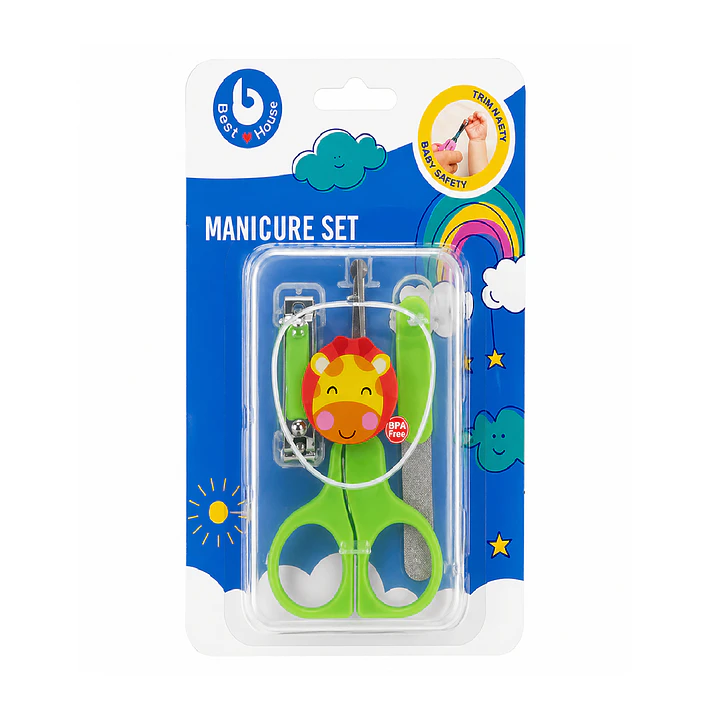 Set Manicure Bebé Best House Celeste 0m+ 2