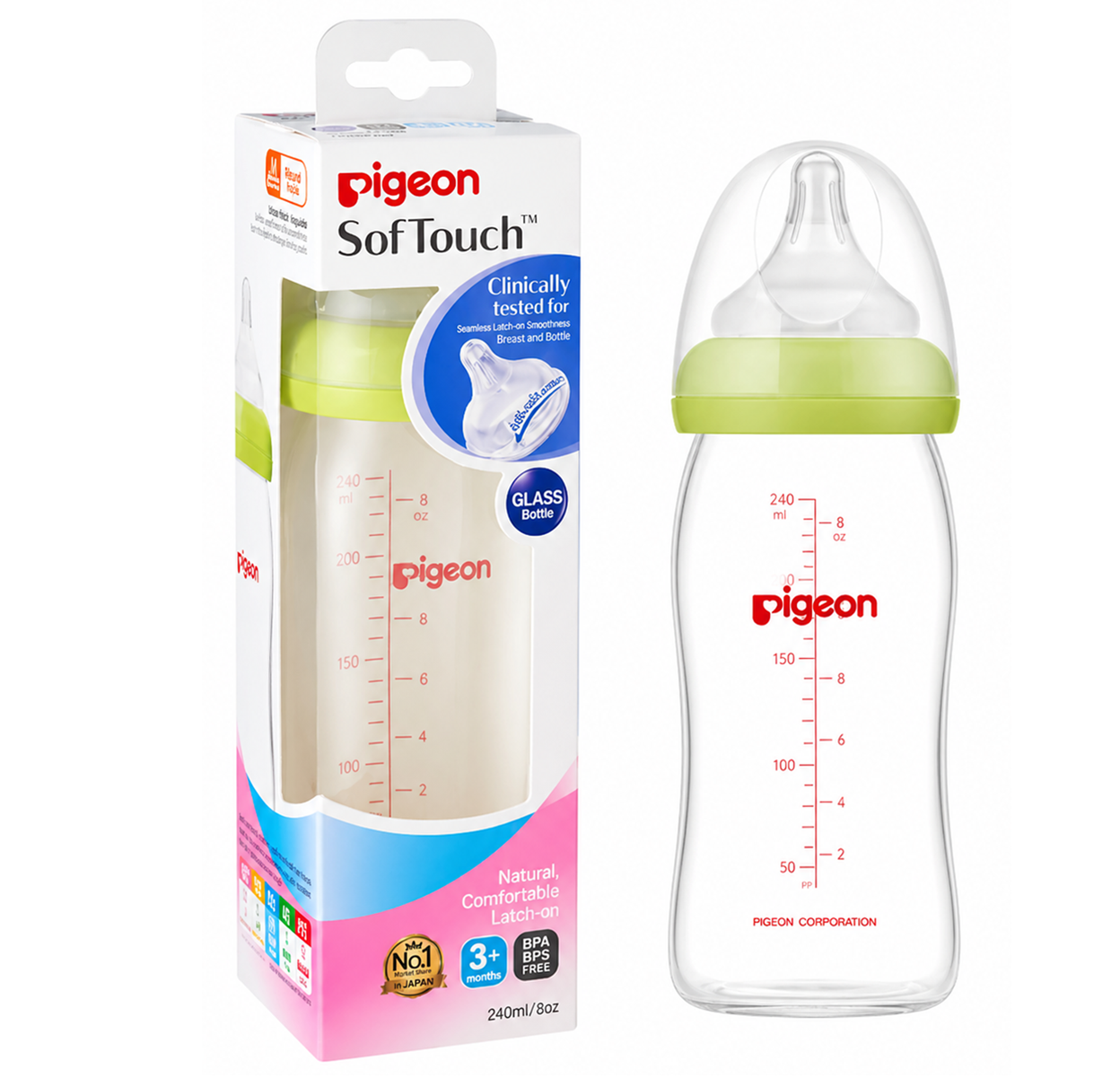 Mamadera PPSU Softouch Pigeon 240ml
