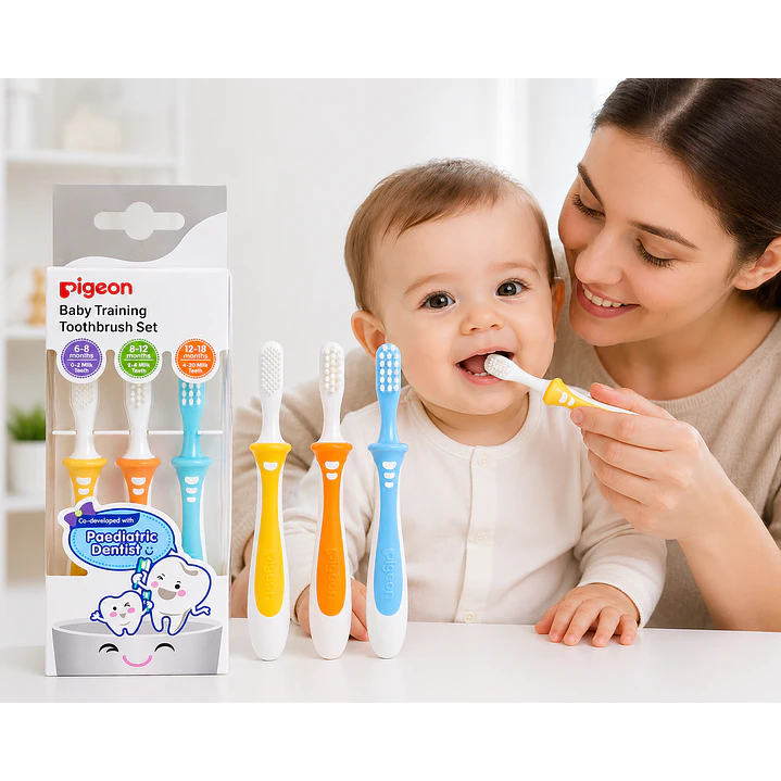 Cepillos Dentales Set De Aprendizaje Pigeon  - 3 Pasos 2
