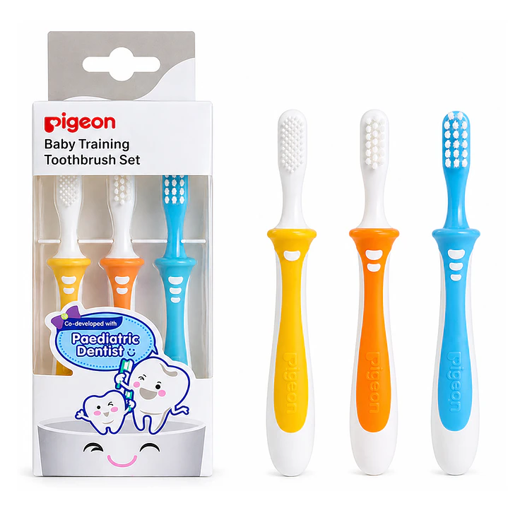Cepillos Dentales Set De Aprendizaje Pigeon  - 3 Pasos 1