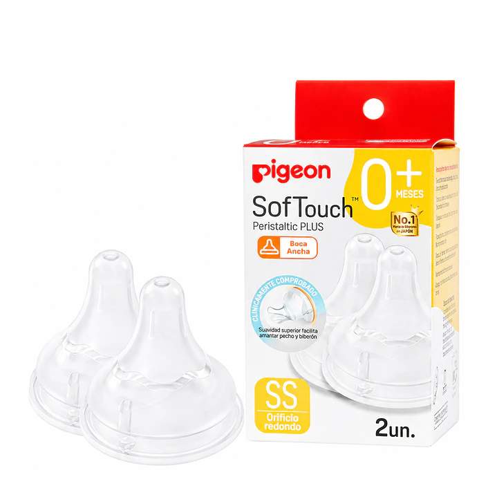 Tetinas Pigeon SofTouch  SS Recién Nacido 2 Unidades 1