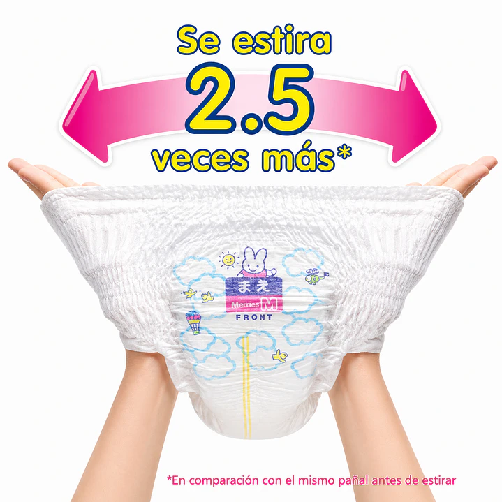 Pañal Merries Pants Ultra Jumbo L 56 Caja x2  5