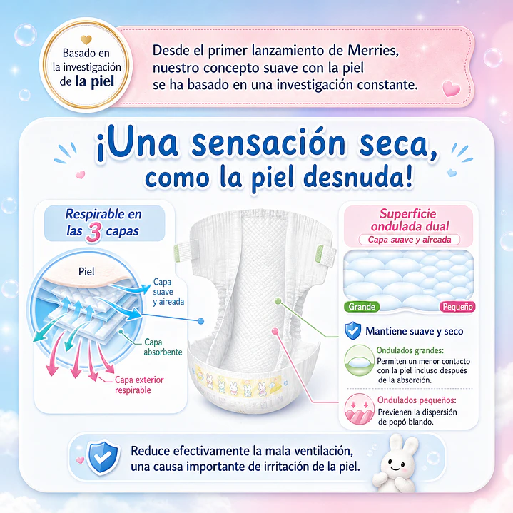 Pañales Merries Con Cierre  Recien Nacido 0-5 Kilos X 76 Unidades 4