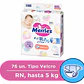 Pañales Merries Con Cierre  Recien Nacido 0-5 Kilos X 76 Caja x4 - Miniatura 4