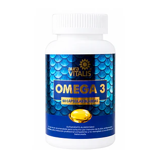 Omega 3 Aura Vitalis 60 Cápsulas Blandas