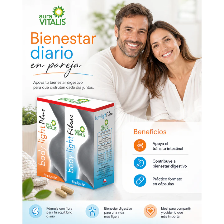 Pack Body Plus Fibras 60 Caps. Aura Vitalis. Agro Servicio. 4