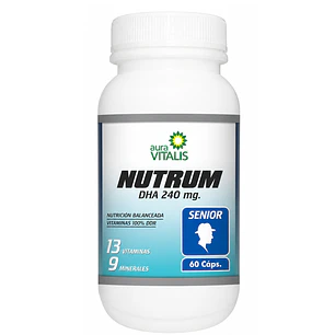 Multivitamínico Nutrum Senior Aura Vitalis 60 Caps