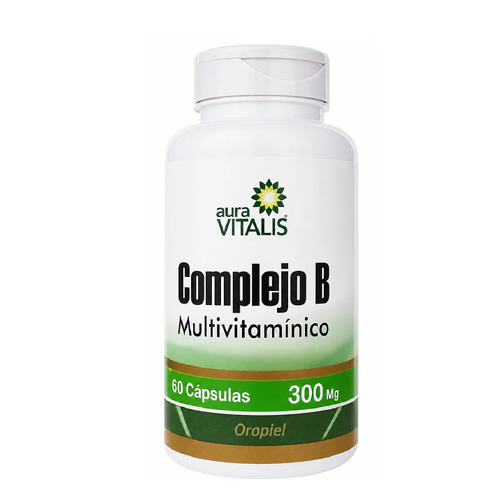 Complejo B X60 Caps Vitamina B1 B2 B3 B5 B6 B9 B12 Biotina 1
