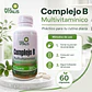 Complejo B X60 Caps Vitamina B1 B2 B3 B5 B6 B9 B12 Biotina - Miniatura 5