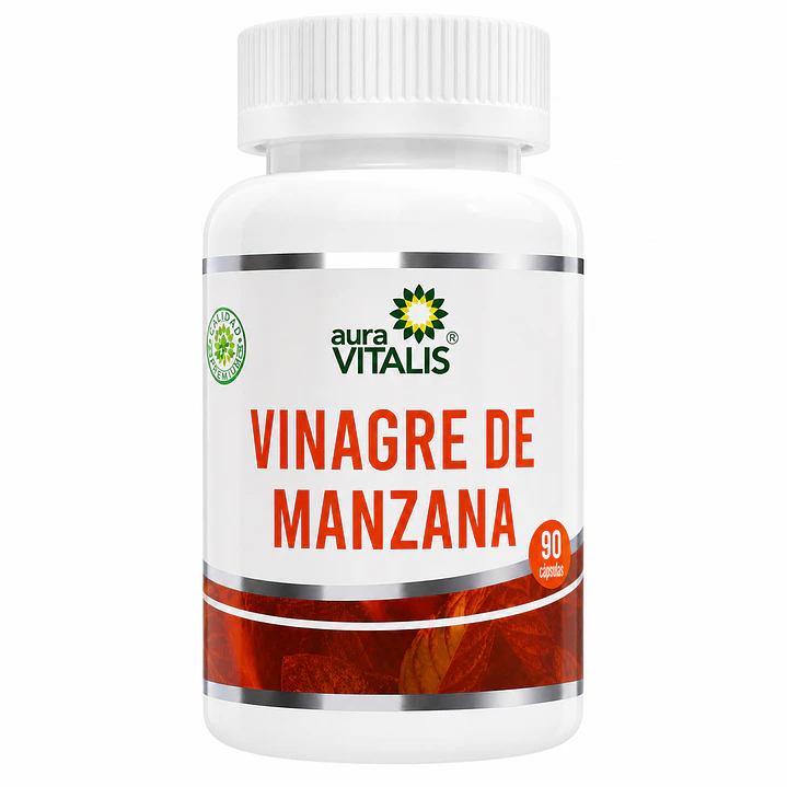 Suplemento En Cápsula Aura Vitalis  Vinagre De Manzana 90 Cápsulas 1