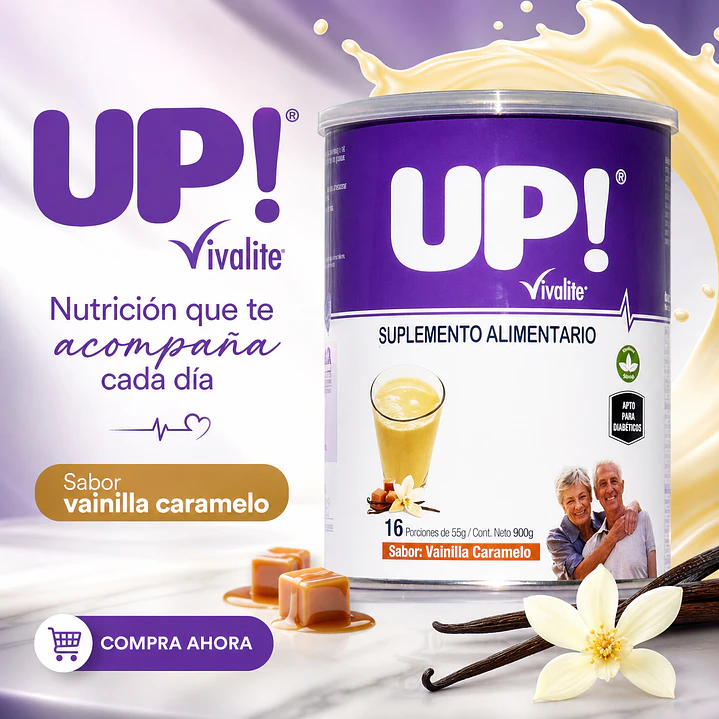 Vivalite Up - 900 Gramos Sabor Vainilla/caramelo Pack x3  4