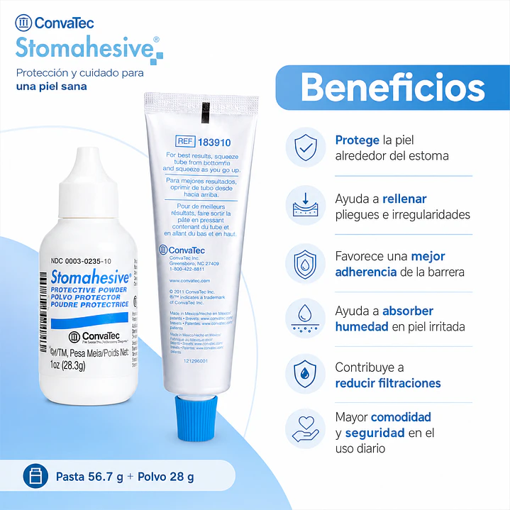 Pack Pasta 56.7g Y Polvo 28g Convatec Luzgomed 5