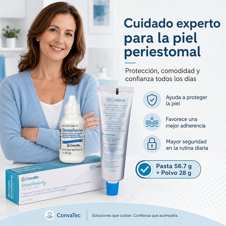 Pack Pasta 56.7g Y Polvo 28g Convatec Luzgomed 6