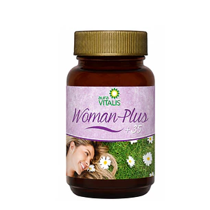 Woman Plus + 35 Colageno Vitaminas  Aura Vitalis X90 Caps