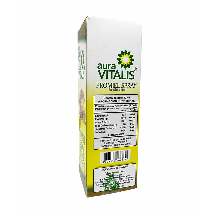 Promiel Propoleo + Miel Spray 30ml Garganta Irritacion Bucal Pack x3 3