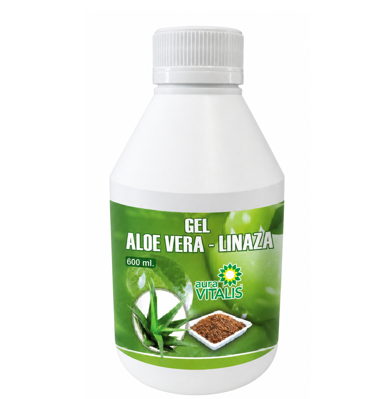 Gel Aloe Vera Linaza Aura Vitalis 600ml