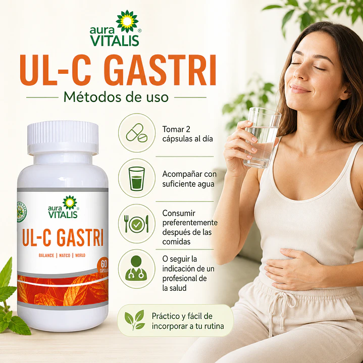 Ul - C Gastri Alivia Malestares Digestivos X60 Caps 5