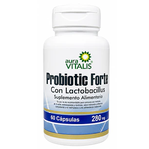 Probiotic Forte Con Lactobacillus 60 Capsulas Aura Vitalis