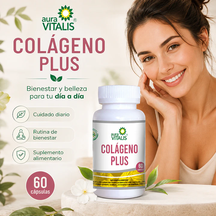Colageno Plus Aura Vitalis X60 Capsulas  2