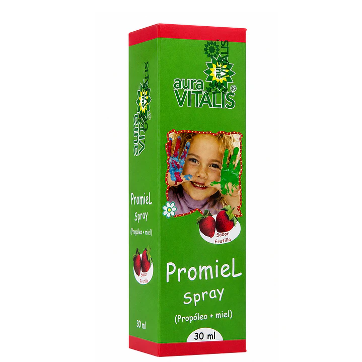 Promiel Niños Propoleo + Miel Spray Sabor Frutilla 30ml 1