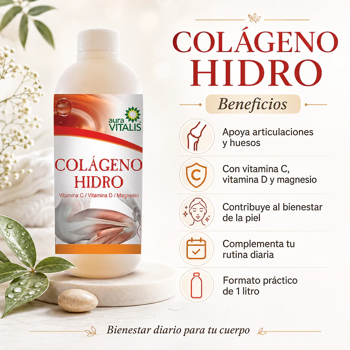 Colageno Hidro Vit C / Vit D / Magnesio 1 Litro  5