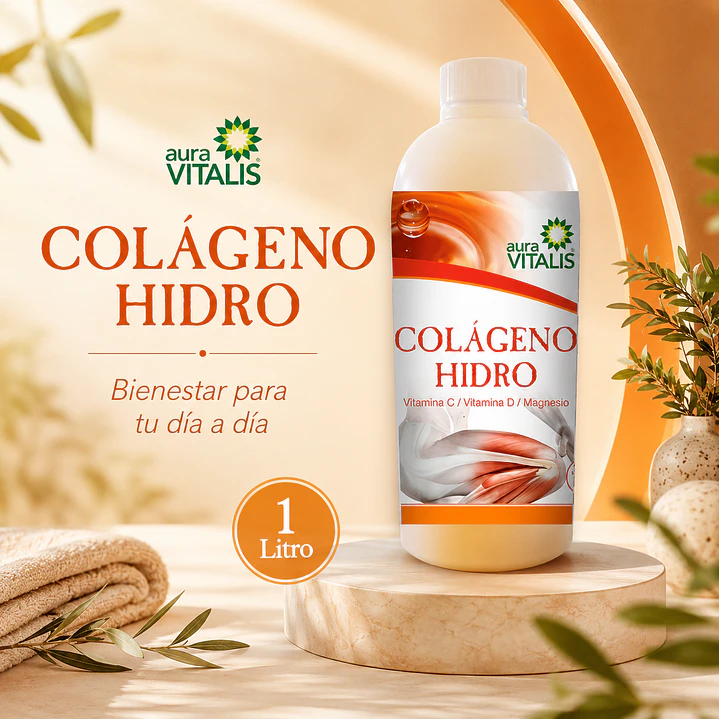 Colageno Hidro Vit C / Vit D / Magnesio 1 Litro  2