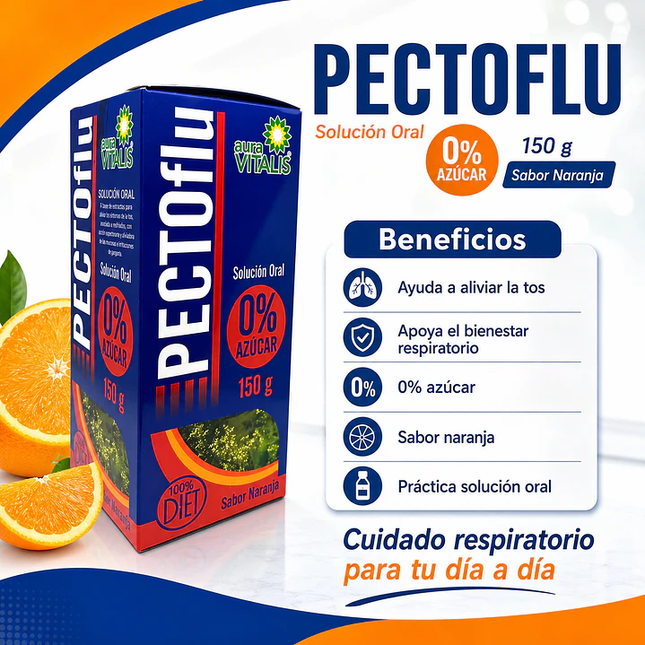 Pectoflu Jarabe Tos Asma Bronquitis 150g 4