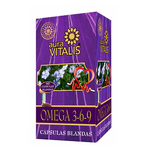 Omega Aura Vitalis 3-6-9 / 60 Capsulas 