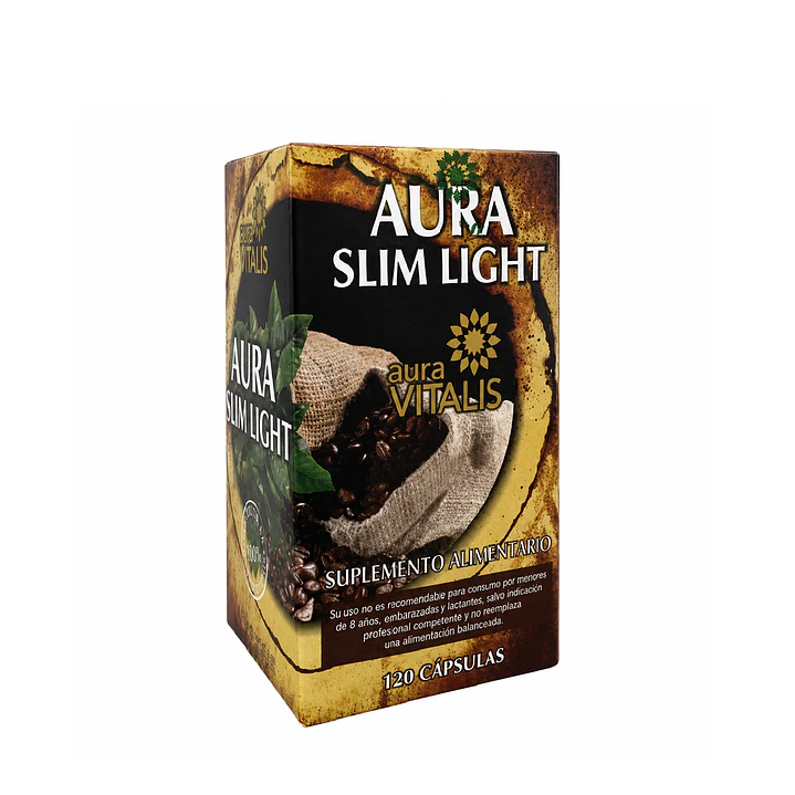 Aura Slim Light Potente Quemador De Grasa X120 Capsulas  1