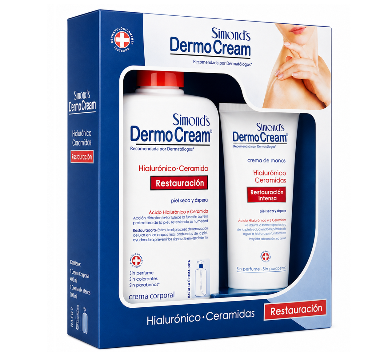 Estuche DermoCream Hialurónico 400 + Pomo 80 ml