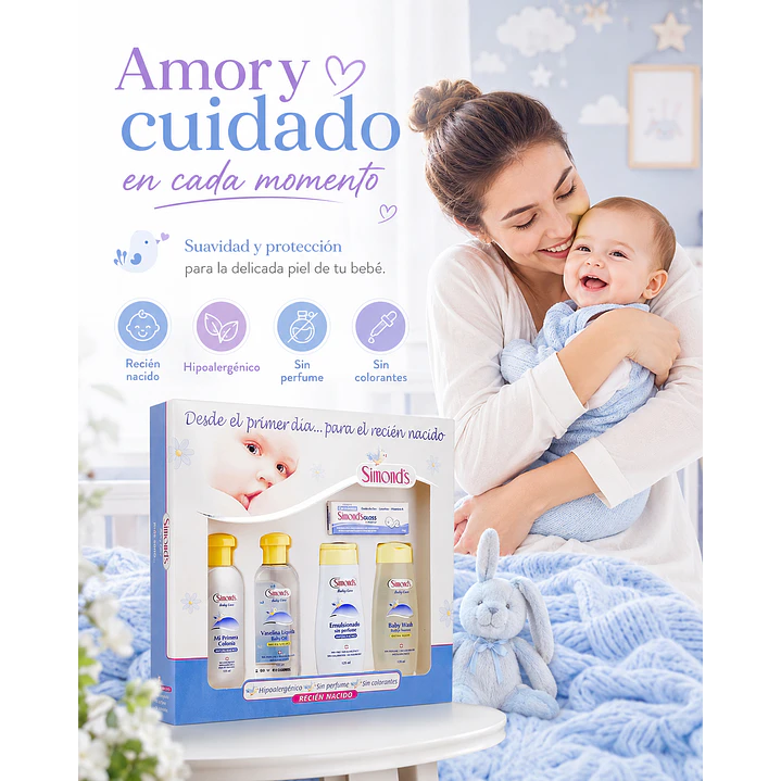 Set De Cuidado Para Bebés Simond's Recién Nacido Varios - X 5 3