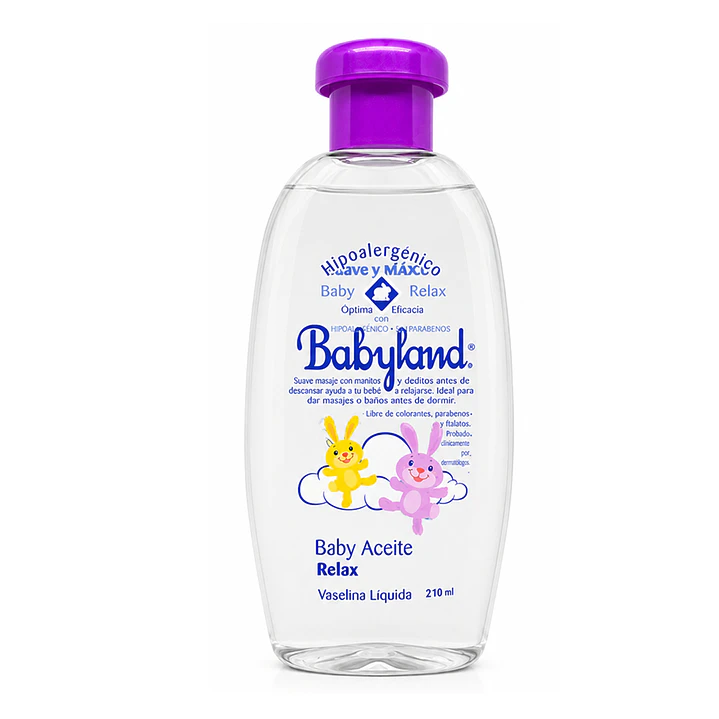 Babyland Baby Aceite Relax  Vaselina Liquida 210ml 1