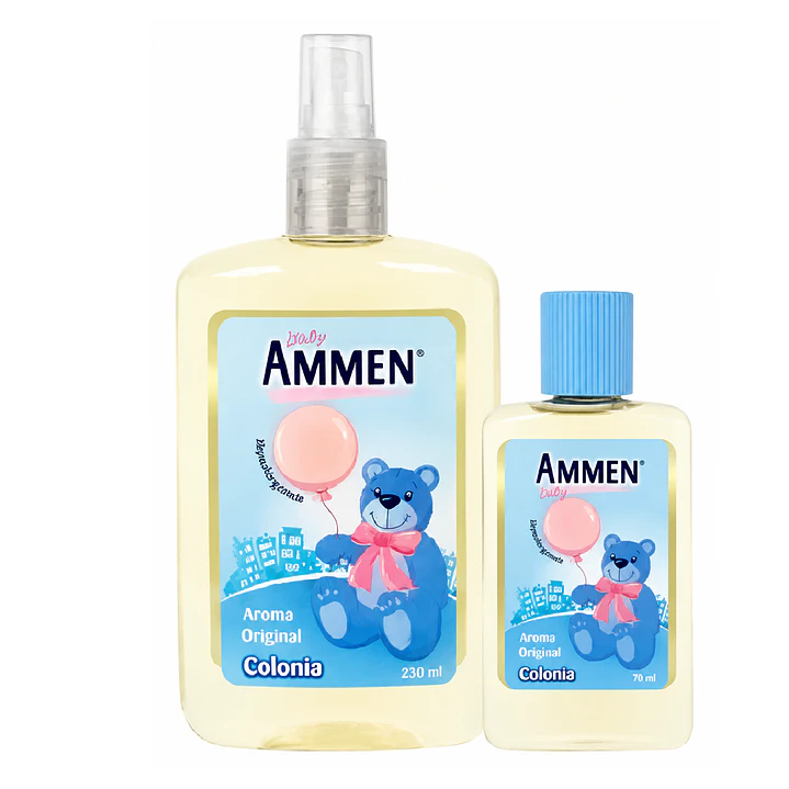 Pack Colonia Ammens 210ml + 75ml Hipoalergénicas Bebé 1