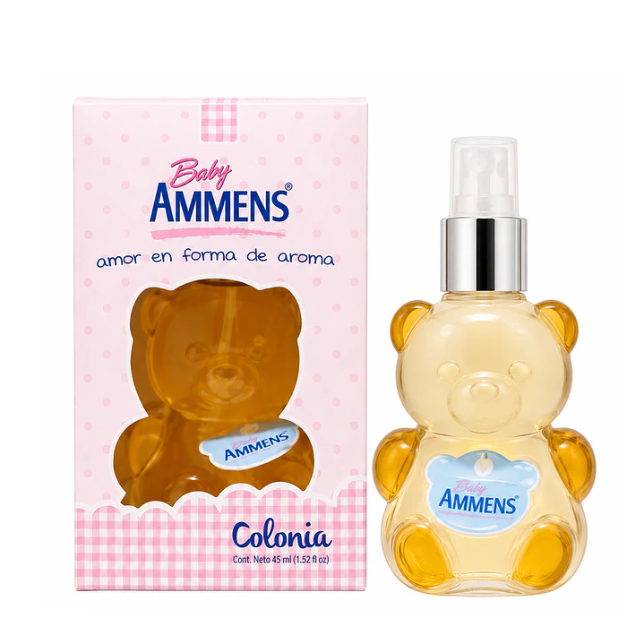 Colonia Oso Spray Ammens Baby 190ml Hipoalergénica 1