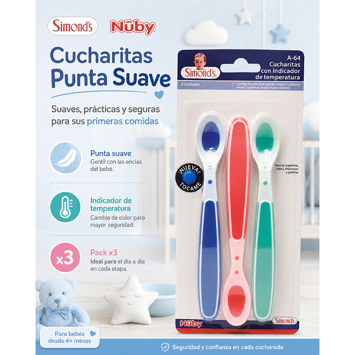 Simonds Cucharas Punta Suave Pack X 3 3
