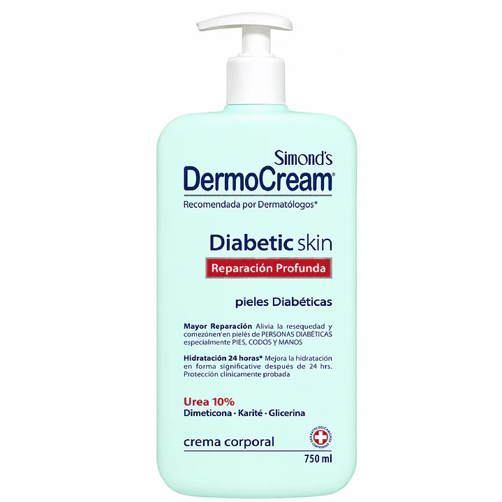 Crema Corporal Diabetic Skin  Dermocream 750ml 1