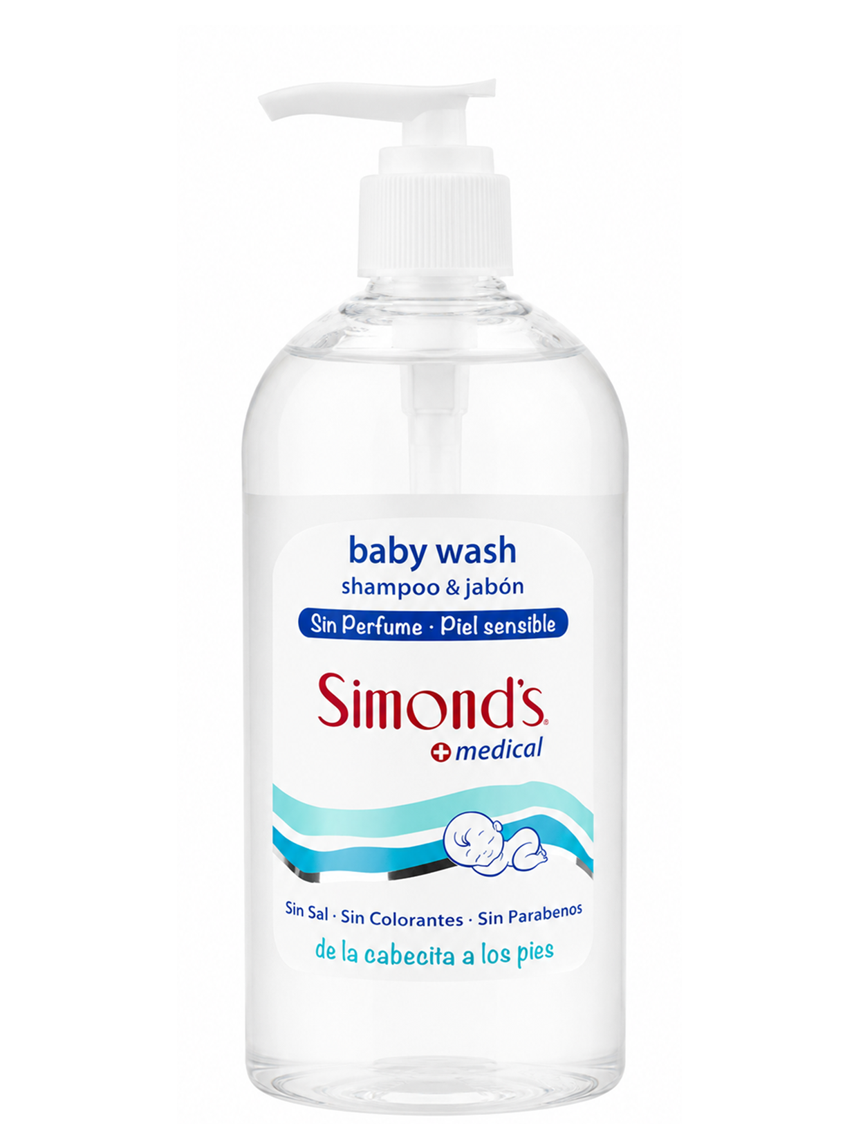 Baby Wash Shampo & Jabon Recién Nacido Simonds 500ml
