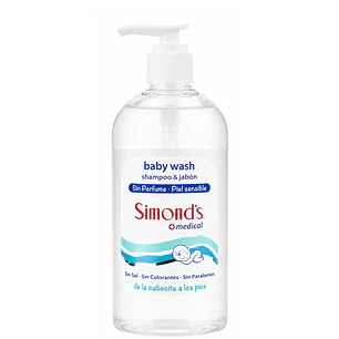 Baby Wash Shampo & Jabon Recién Nacido Simonds 500ml