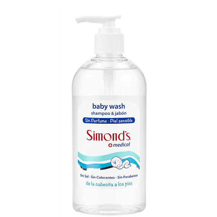 Baby Wash Shampo & Jabon Recién Nacido Simonds 500ml 1
