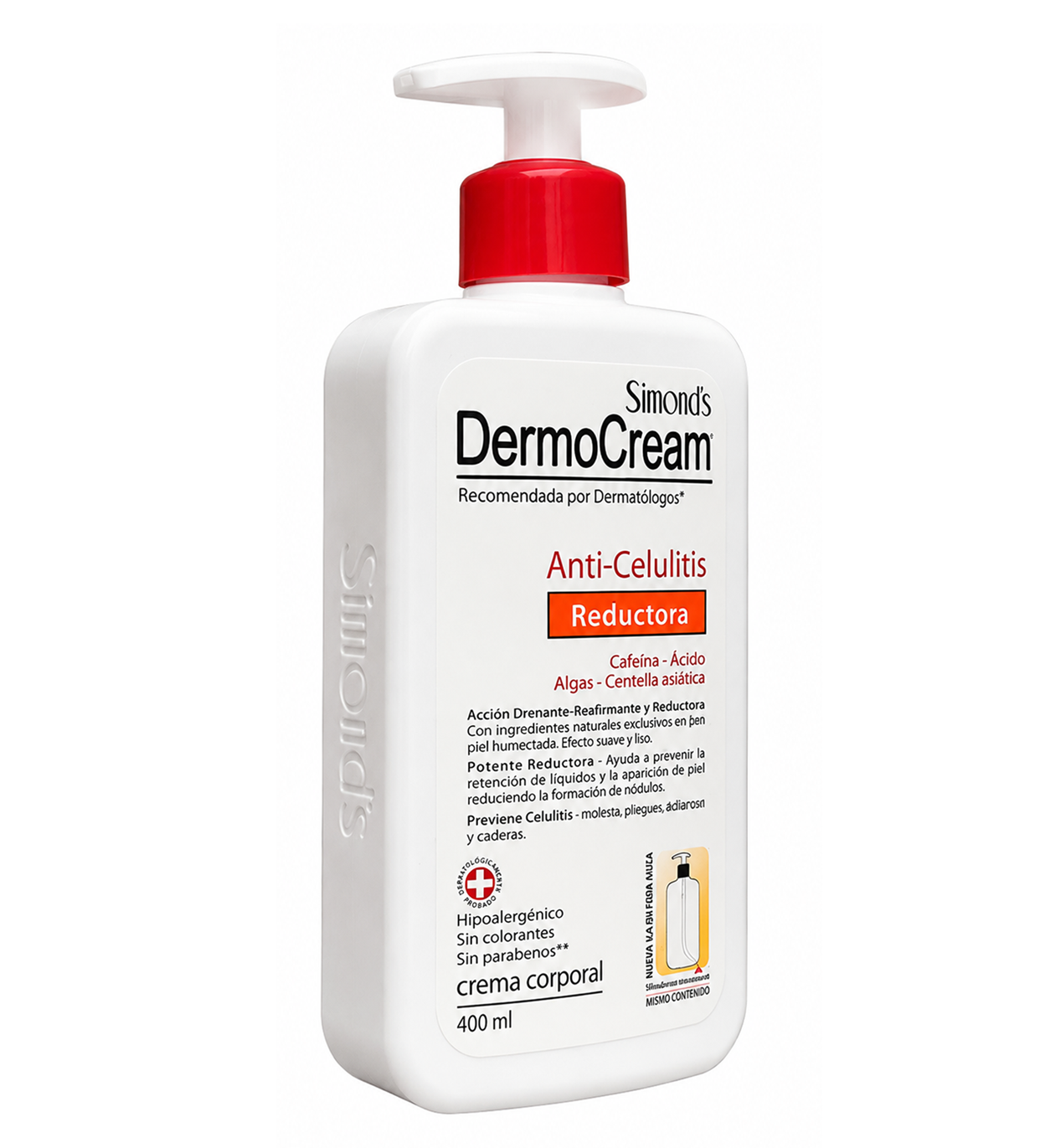 Crema Corporal Anti- Celulitis 400ml. Simond's