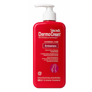 Crema Corporal Dermocream Embarazo En Dosificador 400ml