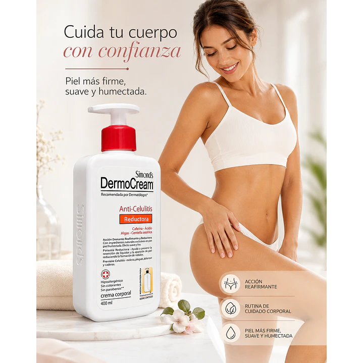 Crema Dermocream Anti Celulitis Simond's 400 Ml. 5