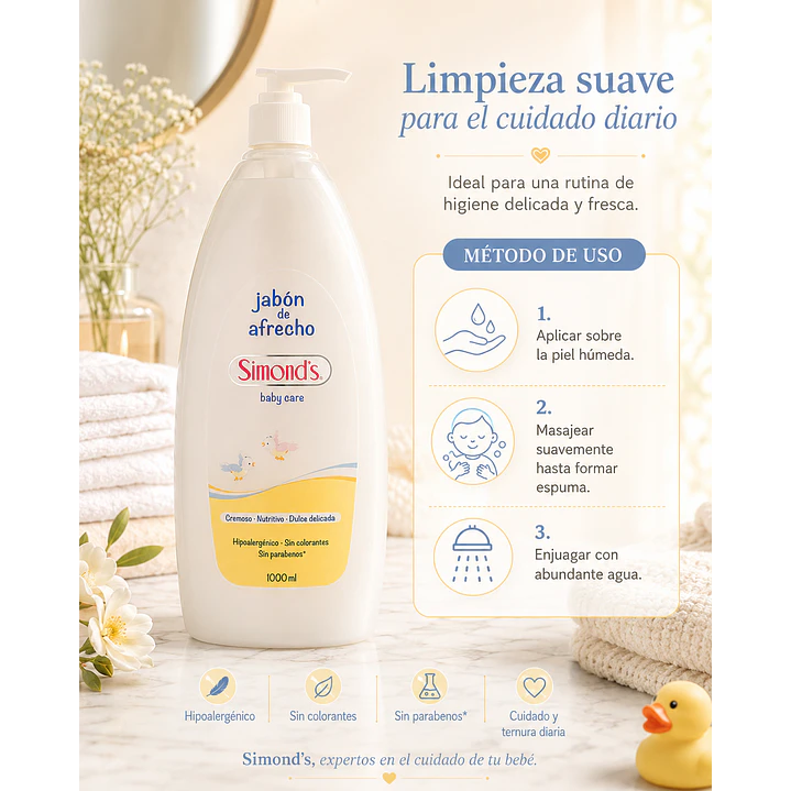 Simond´s Jabon De Afrecho 1000ml 2