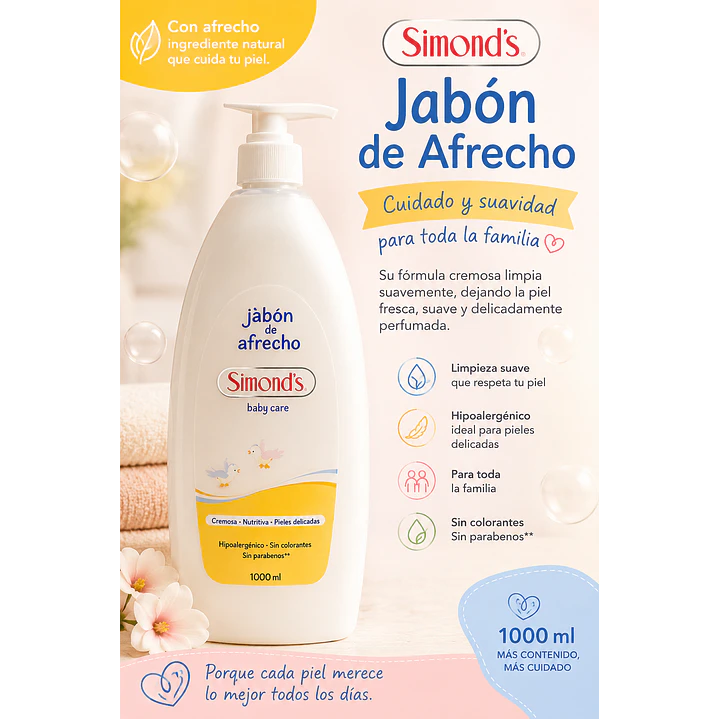 Simond´s Jabon De Afrecho 1000ml 3